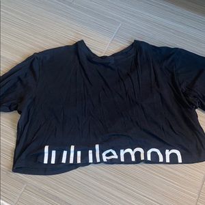 Lululemon cropped short sleeve